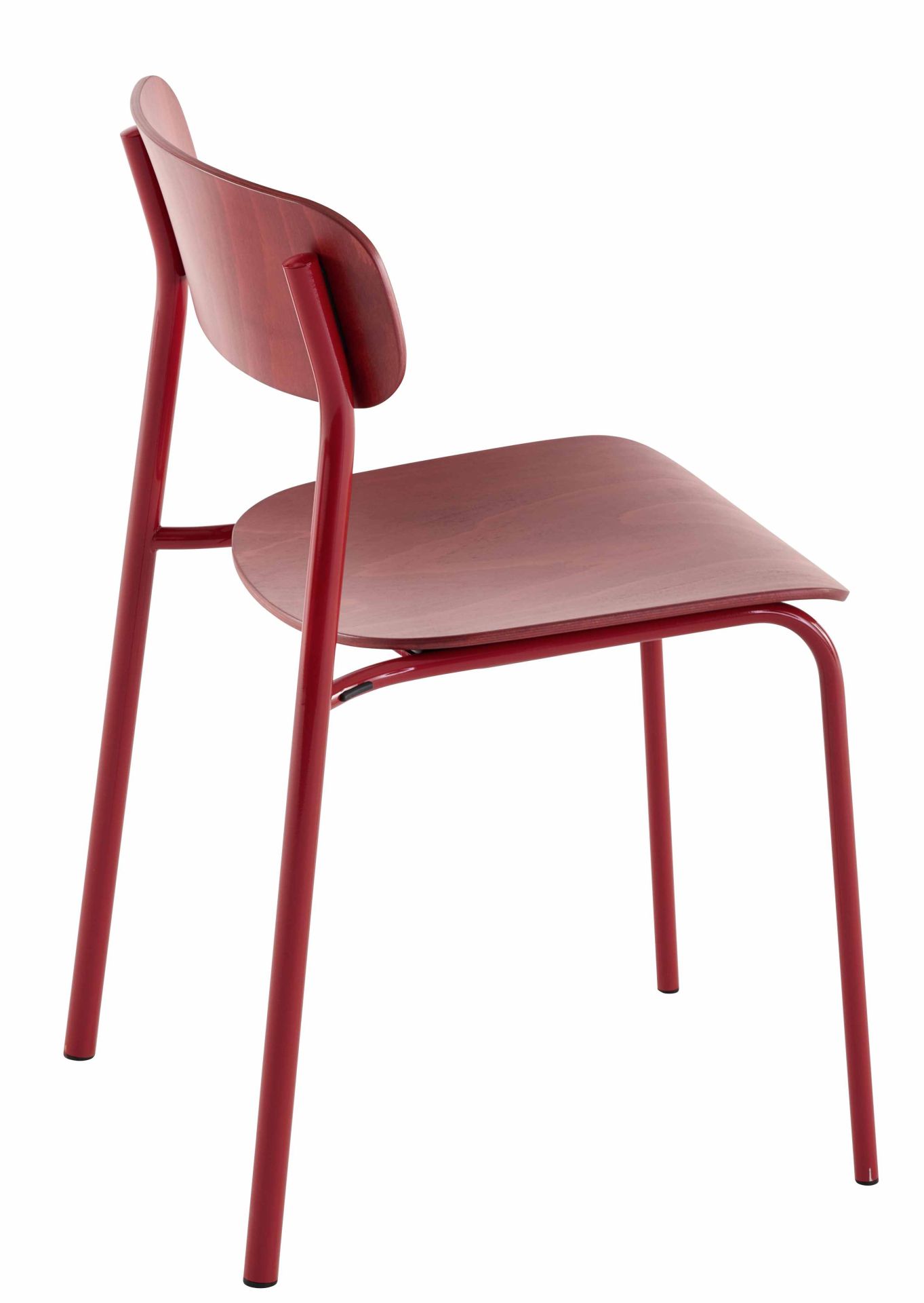 S 243 Stahlrohrstuhl in Olivgrün von Thonet, Einzelstück, Designklassiker mit Stahlrohrgestell und Holz Sitzfläche.