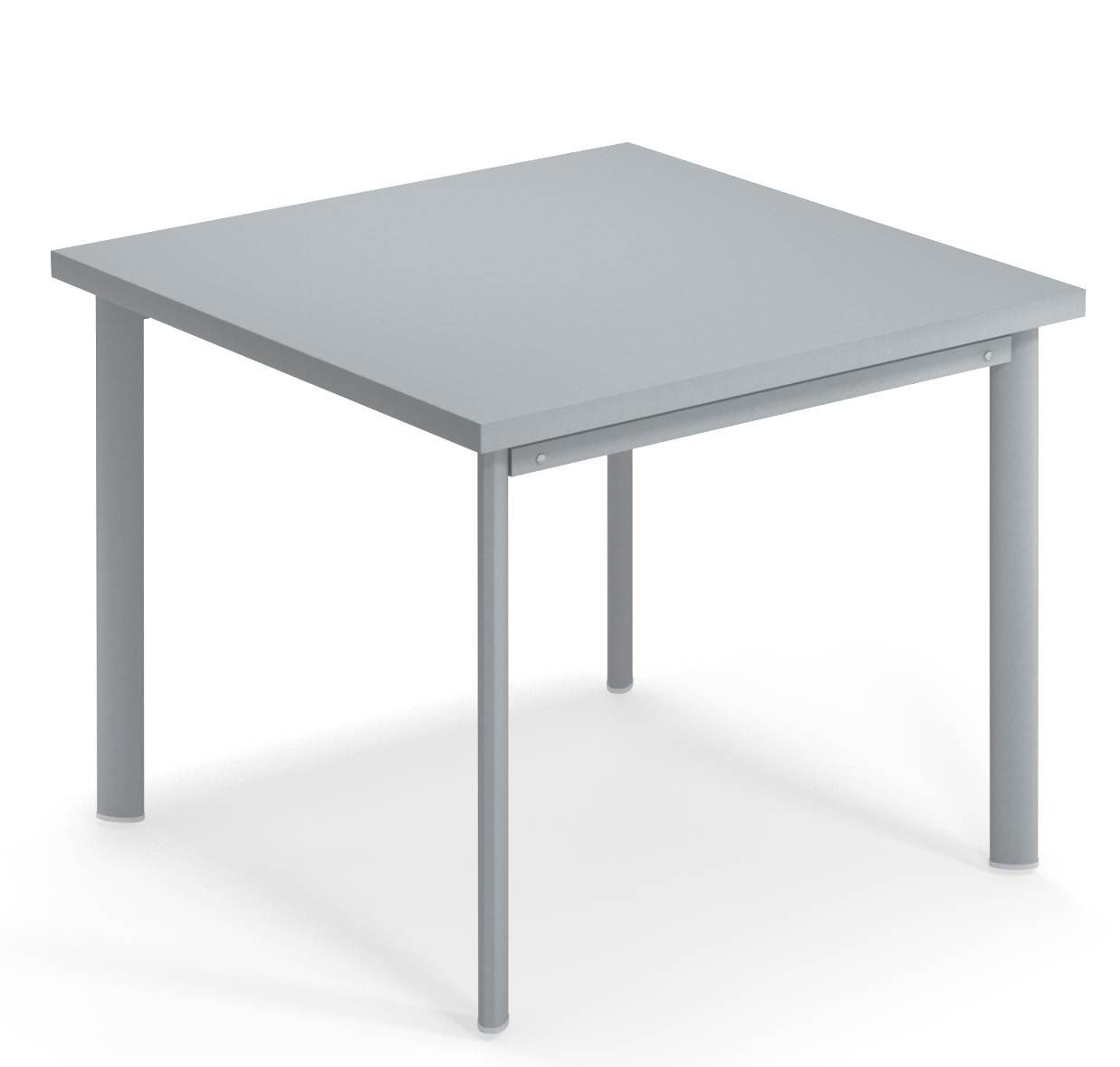 Grauer Star Tisch Outdoor von Emu, quadratisch, minimalistisches Design für Garten, Terrasse und Balkon.