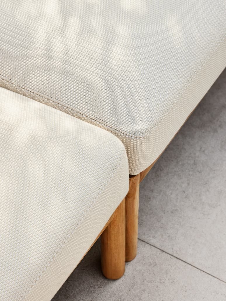 Tradition-bank tussenmodule voor buiten van Skagerak by Fritz Hansen