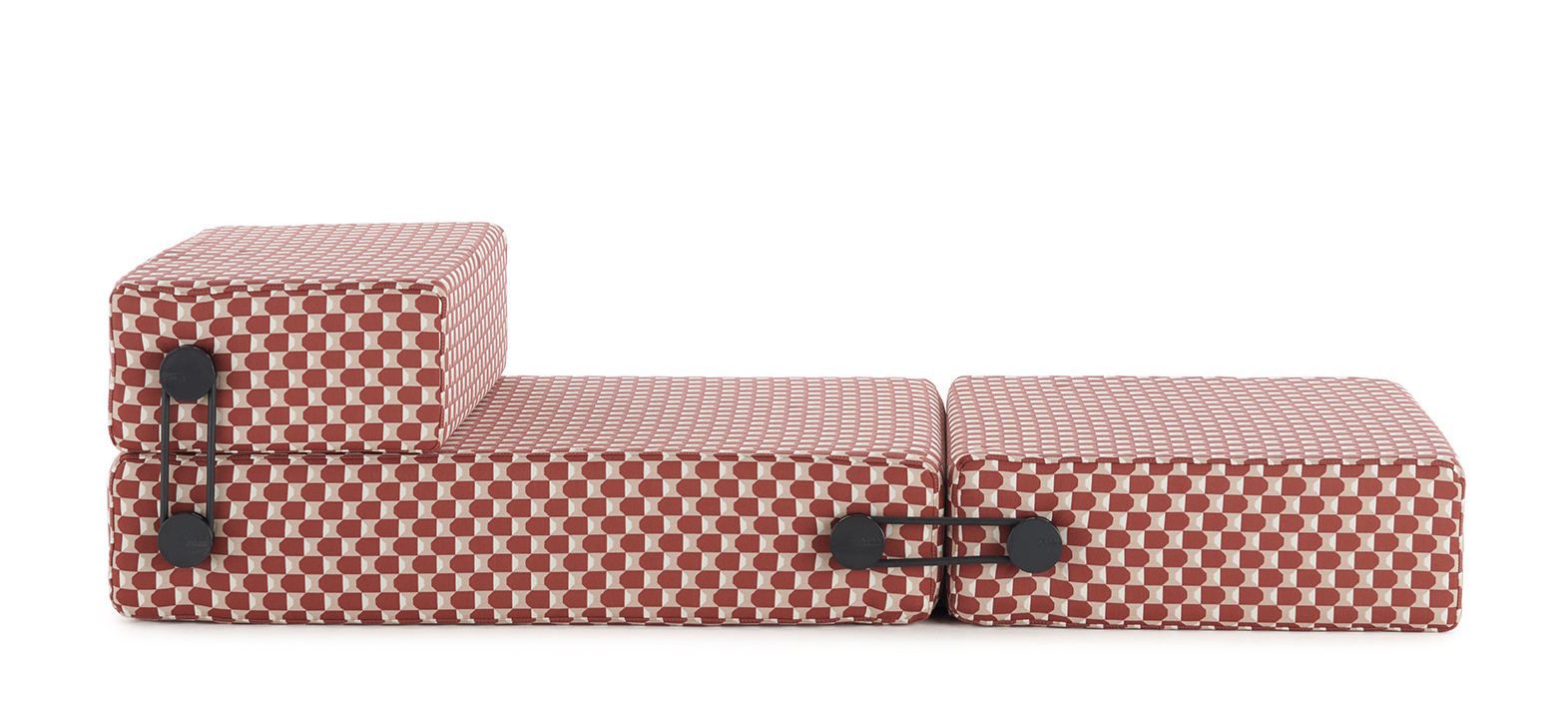 Trix Outdoor Chaise Longue / Lounger / Sofa Obi Check Kartell