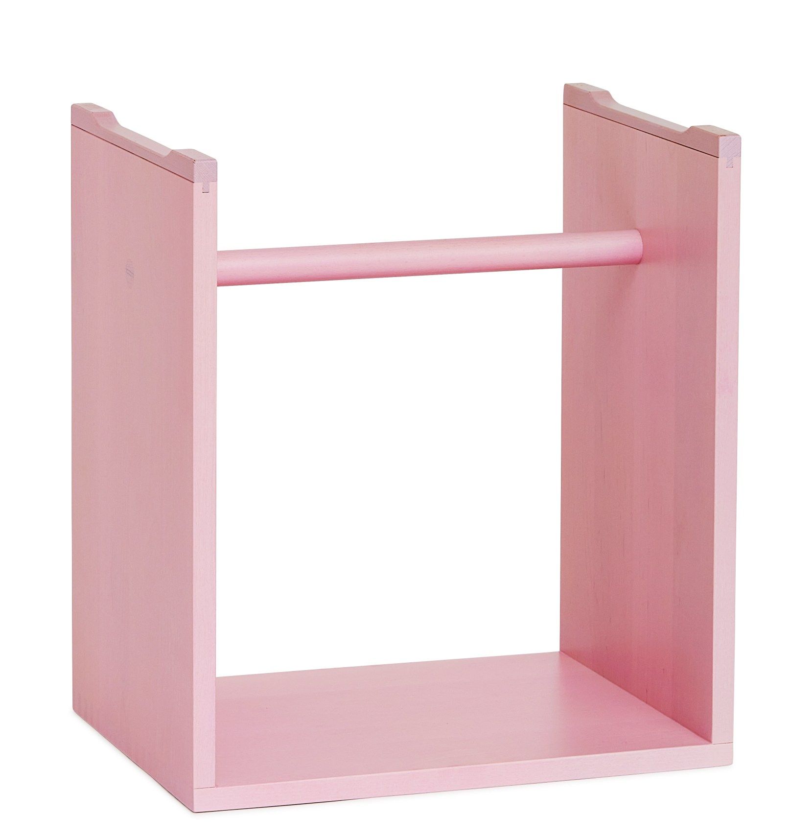 Rosa Ulmer Hocker Max Bill LIMITED EDITION aus Holz, vielseitig einsetzbar als Sitzmöbel, Beistelltisch oder Regal.