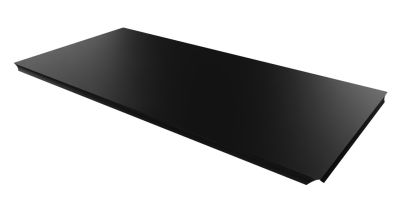 USM Haller bekledingselement van metaal, reserveonderdeel, zwart, 75 x 35 cm