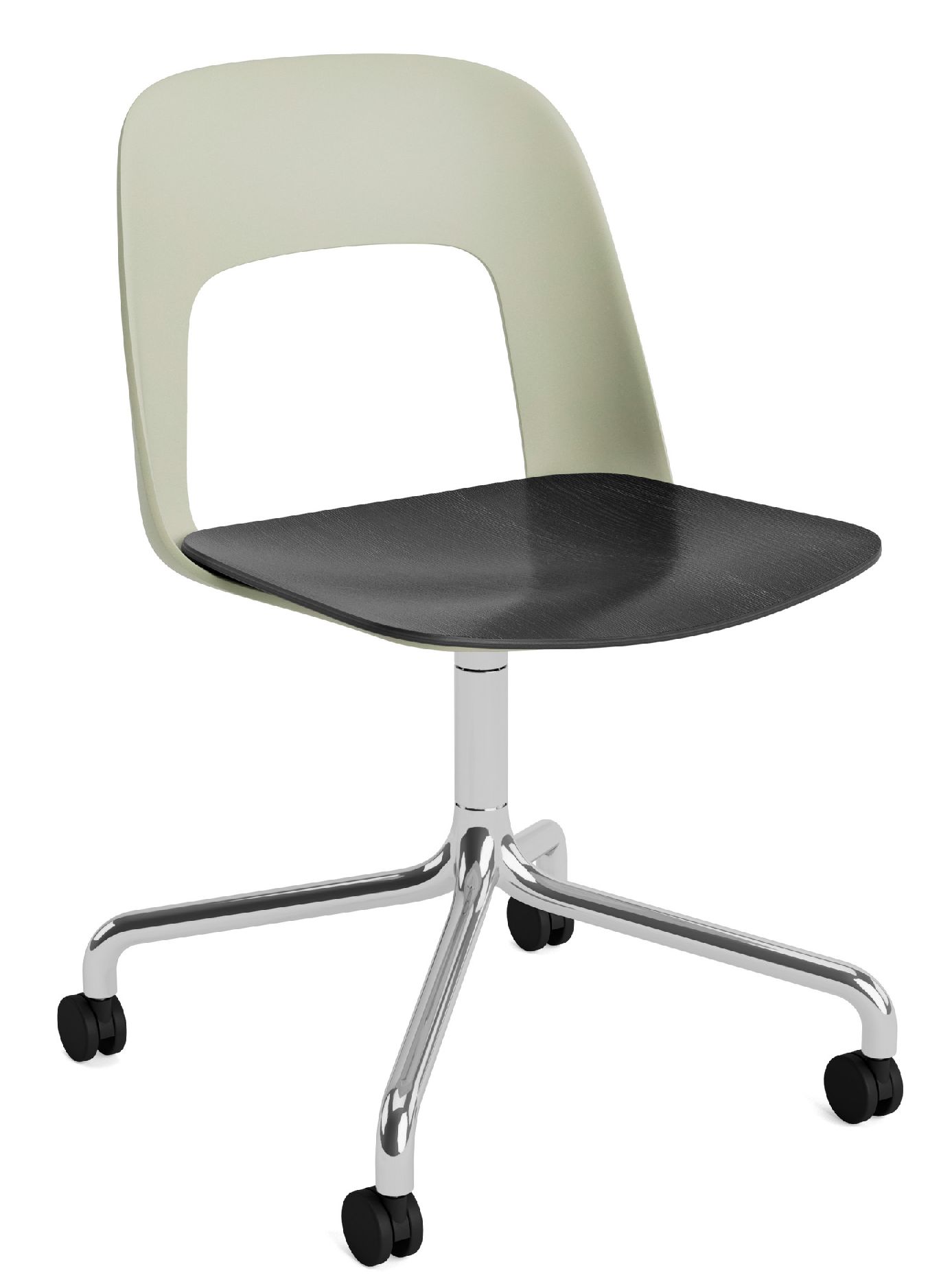 Layout Side Chair 162 draaistoel met vierpoot Hay