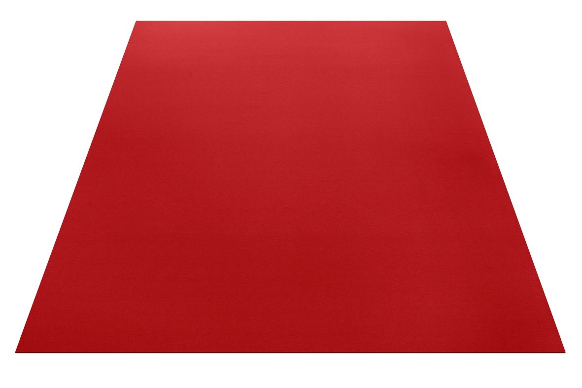 Roter, rechteckiger Teppich von HEY-SIGN by BWF Group, ideal für Wohnzimmer und Schlafzimmer.