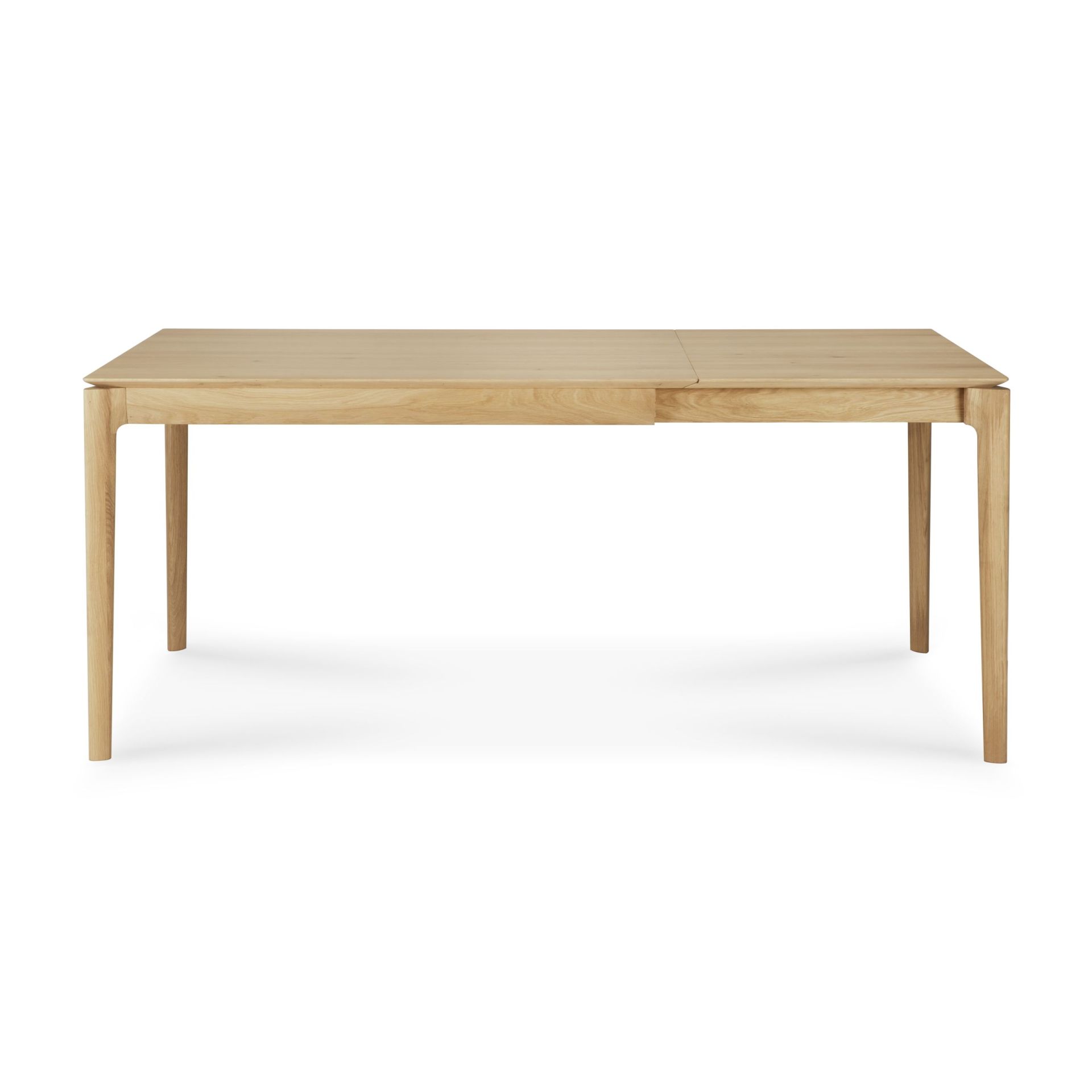 Bok uitschuifbare eettafel, gelakt eikenhout, B120-180 cm, Ethnicraft