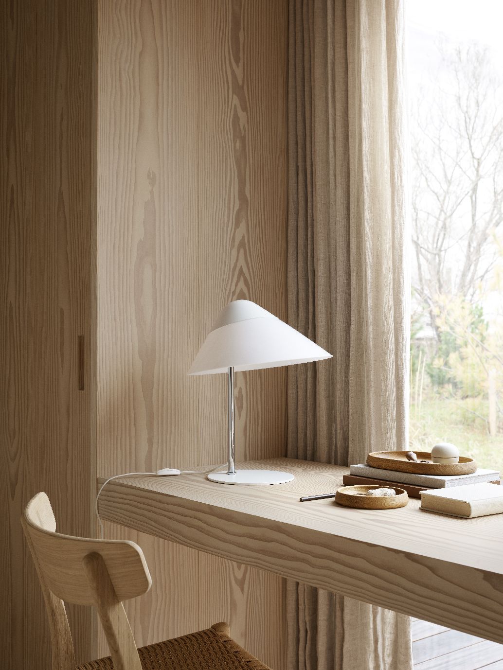 CH23 houten stoel van Carl Hansen & Søn