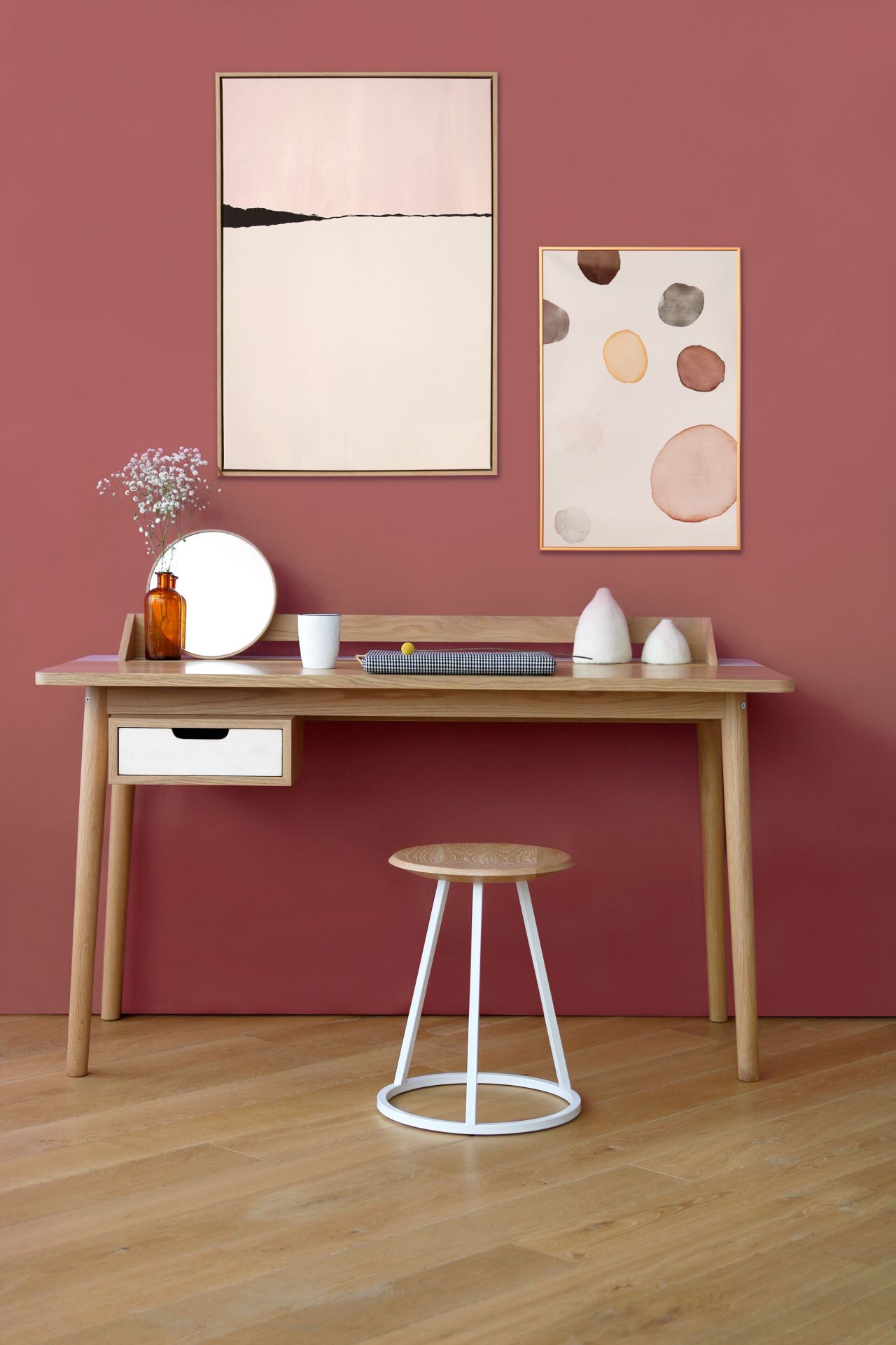 Honoré-bureau van eikenhout van Hartô
