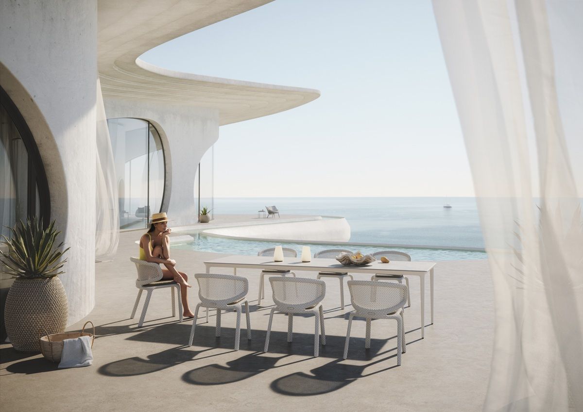 Bellmonde Outdoor Table eettafel van Dedon