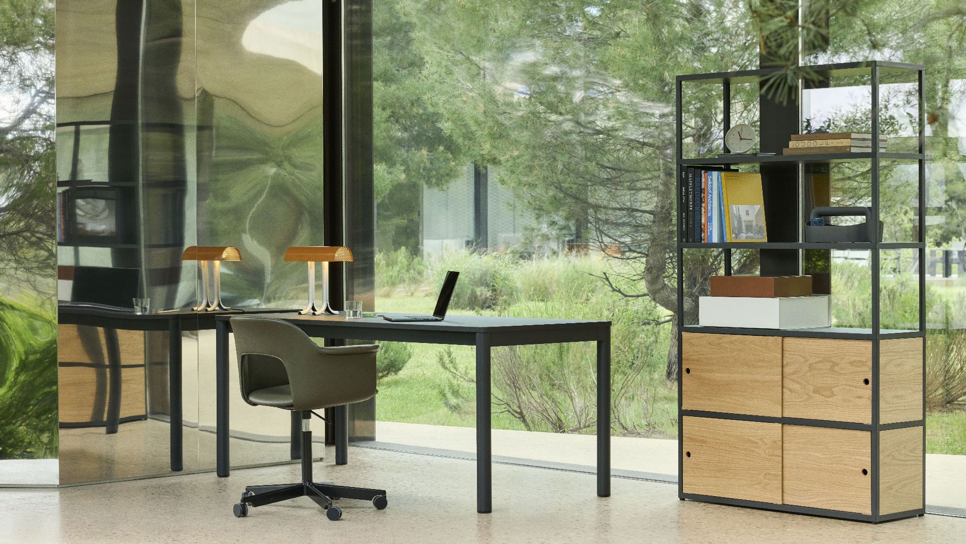 Layout Armchair 244 Fauteuil met 5-sterrenvoet Hay