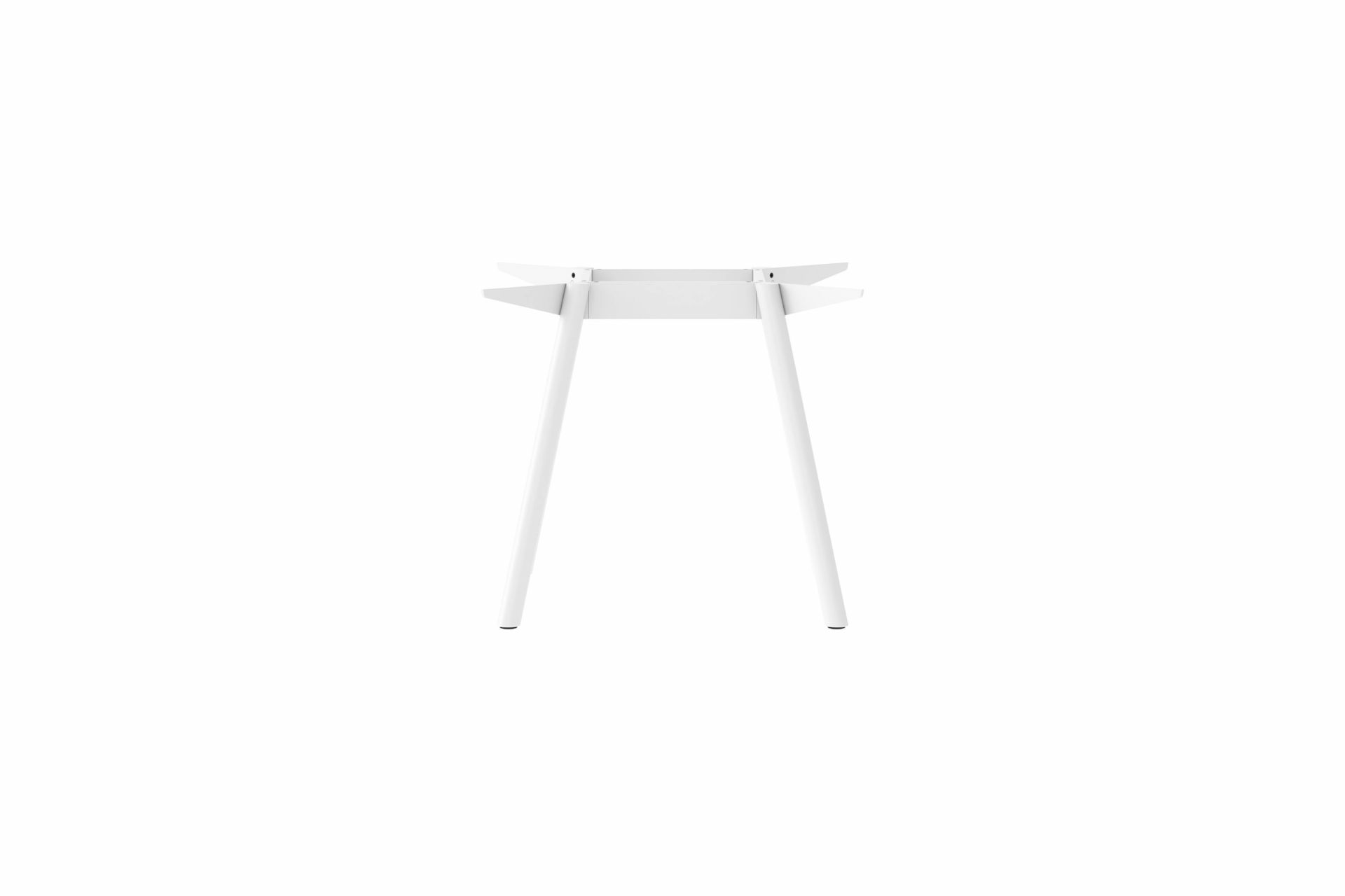 Weißes Masa Tischgestell aus Stahl von New Tendency, minimalistisches Design mit klaren Linien für moderne Tische.