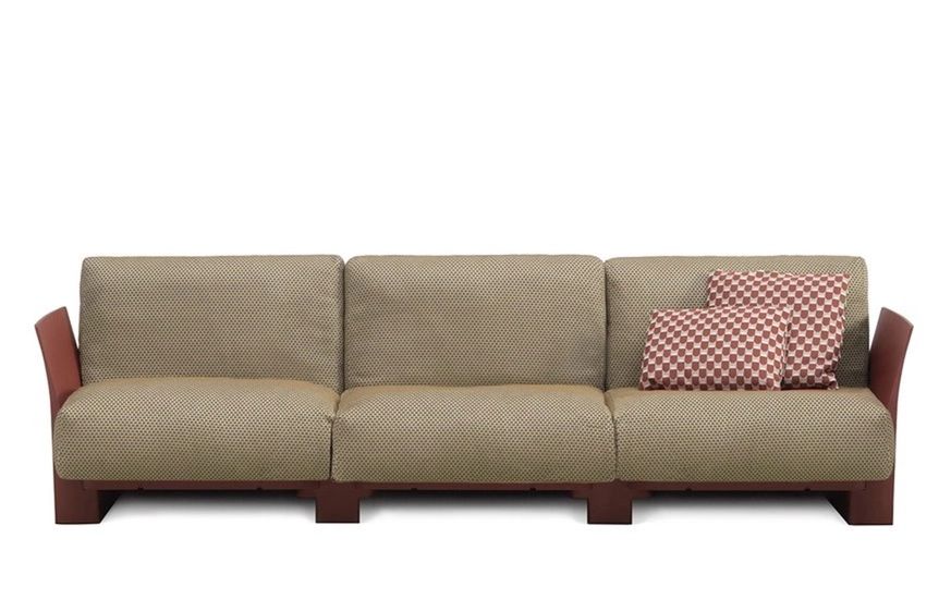 Pop Outdoor monoblokbank 3-zits Kartell