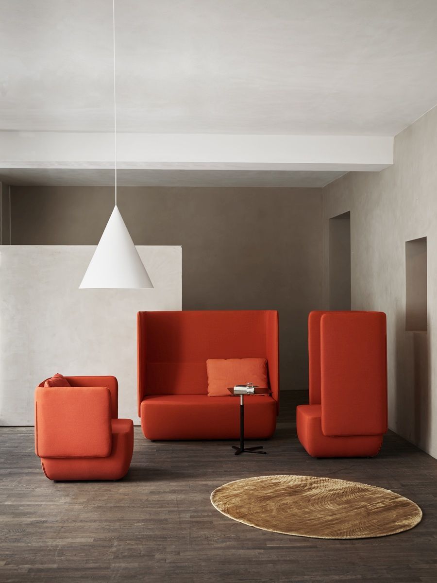 OPERA-stoel met lage rugleuning Softline