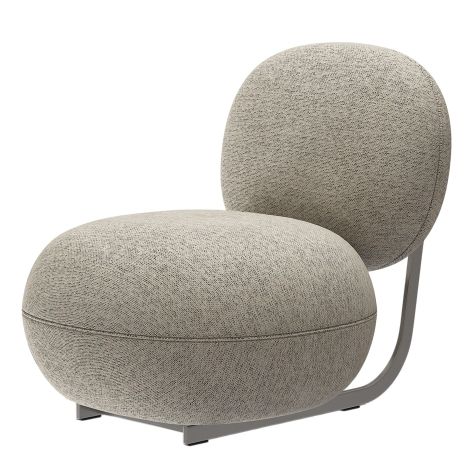 Copper Lounge Chair fauteuil met roestvrijstalen frame NORR11