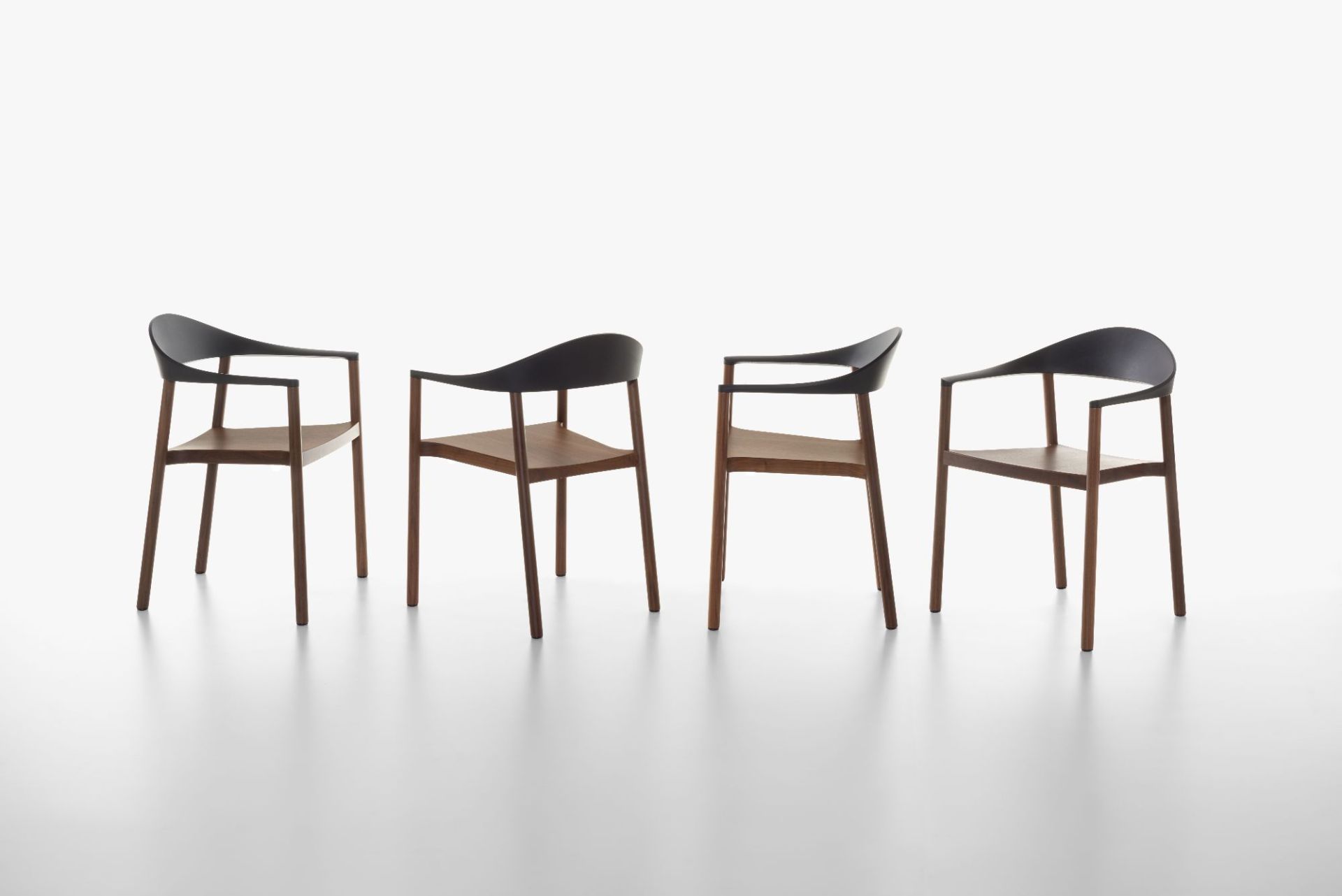 Monza fauteuil met armleuningen Plank