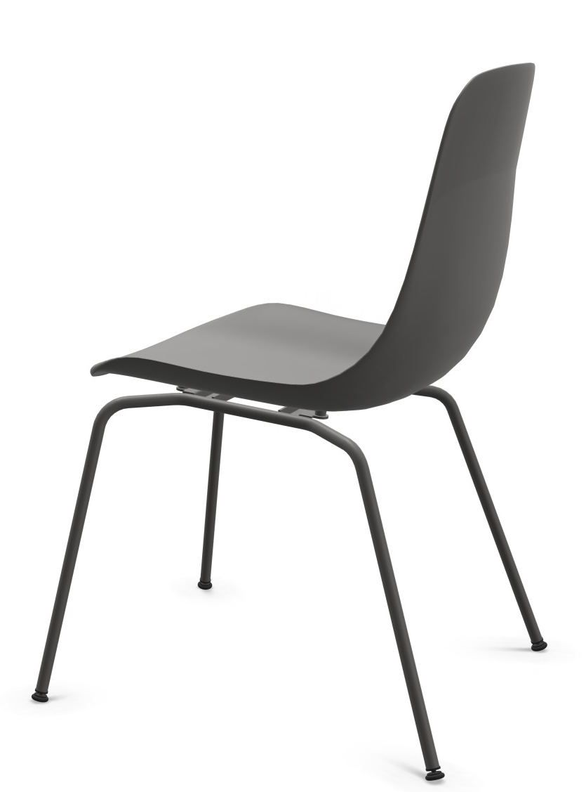 Elephantino stoel vierpotig LONDON GREY / LONDON GREY LACQUERED KRISTALIA uniek exemplaar.