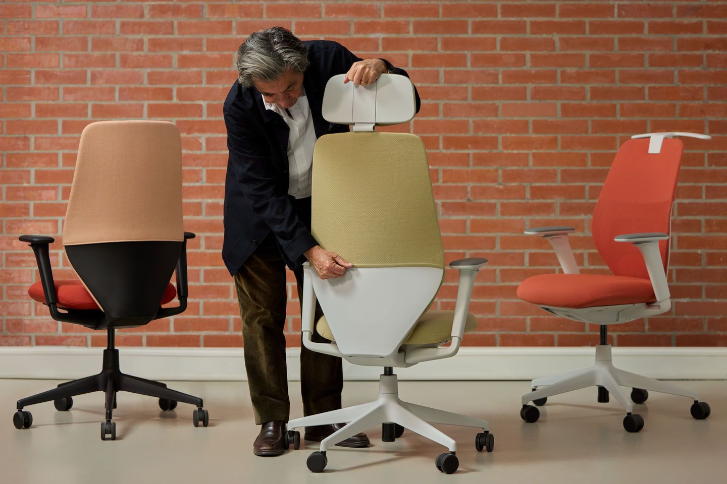 ACX Softknit hoge bureaustoel met draaifunctie Vitra