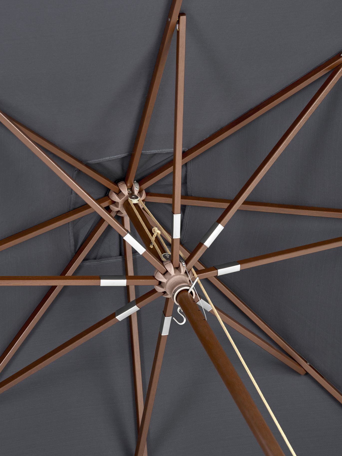Air-parasol antraciet Moree