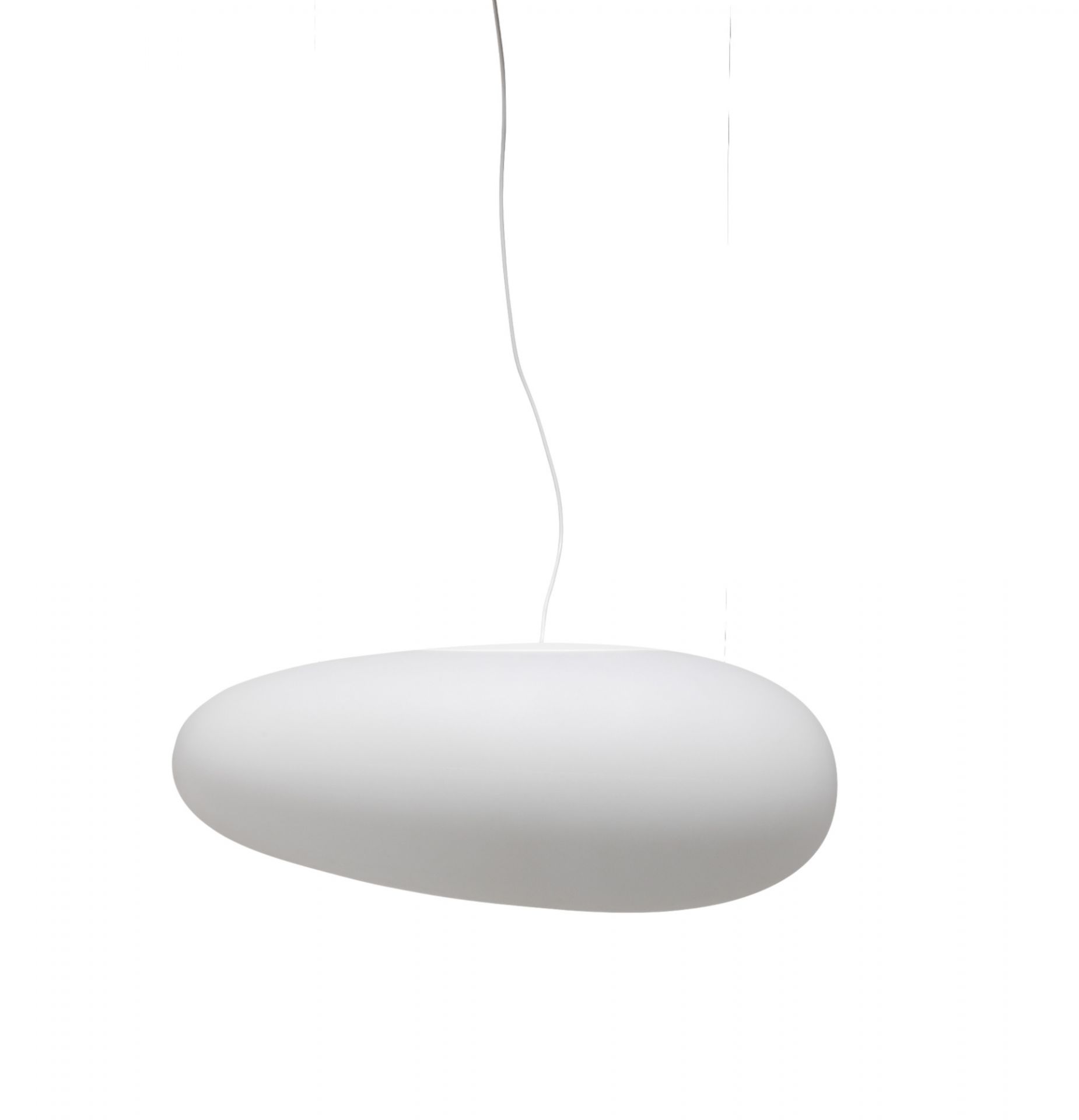 Weiße Avion Pendelleuchte von Fritz Hansen, modernes Design für Wohnzimmer und Esszimmer.