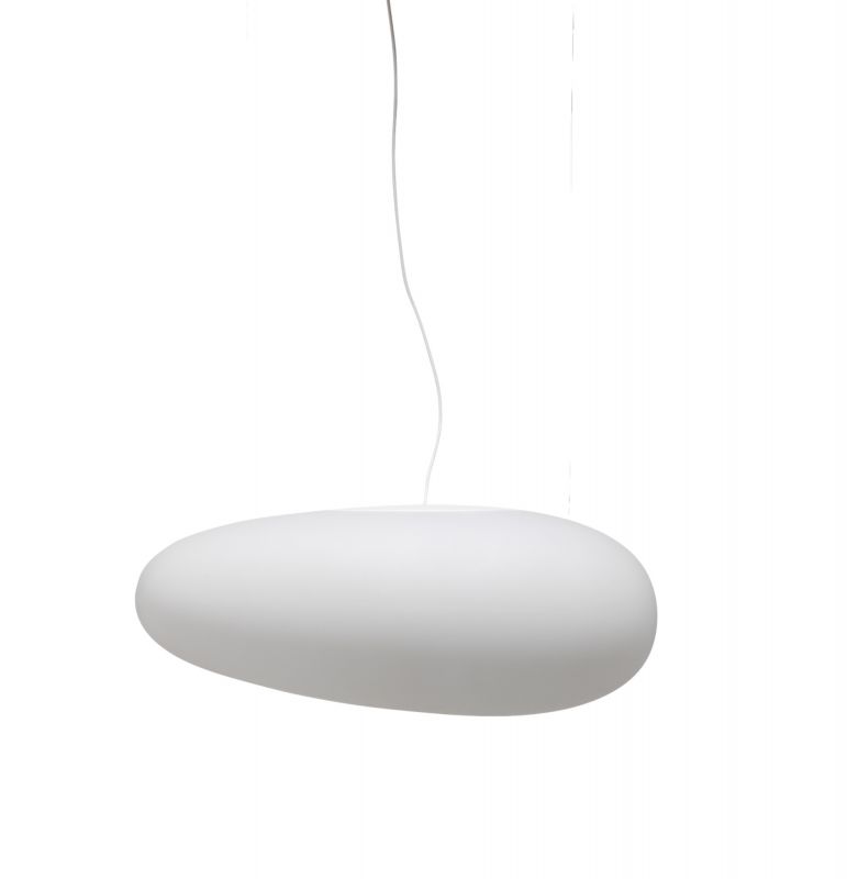 Weiße Avion Pendelleuchte von Fritz Hansen, modernes Design für Wohnzimmer und Esszimmer.