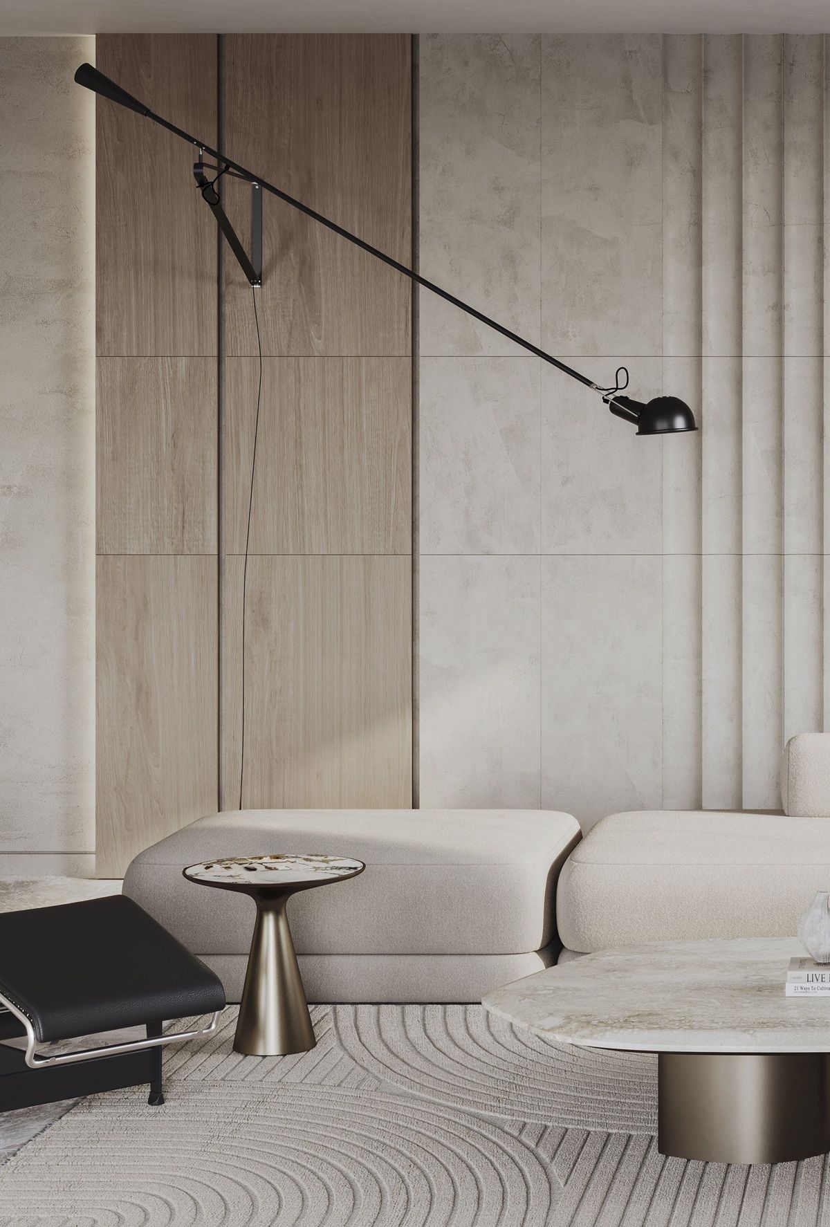 265 verstelbare wandlamp van Flos