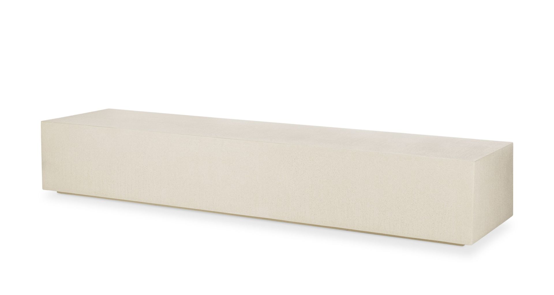 Beiges Ethnicraft Bodenregal, modernes Lowboard aus Massivholz für Wohnzimmer und Schlafzimmer.