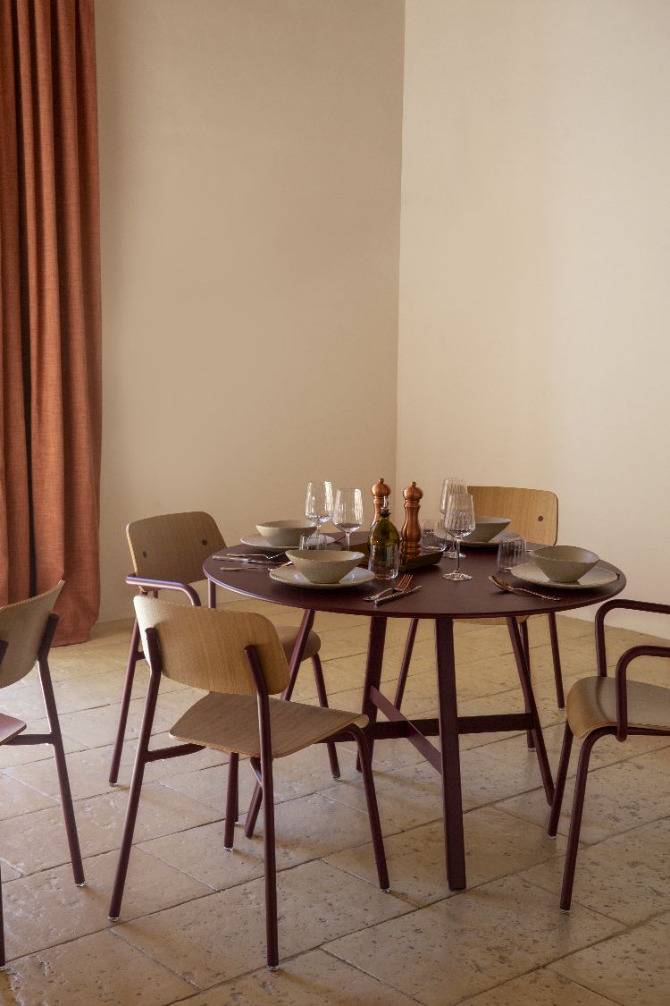 Studie Chair stoel van eikenhout voor binnen, Fermob