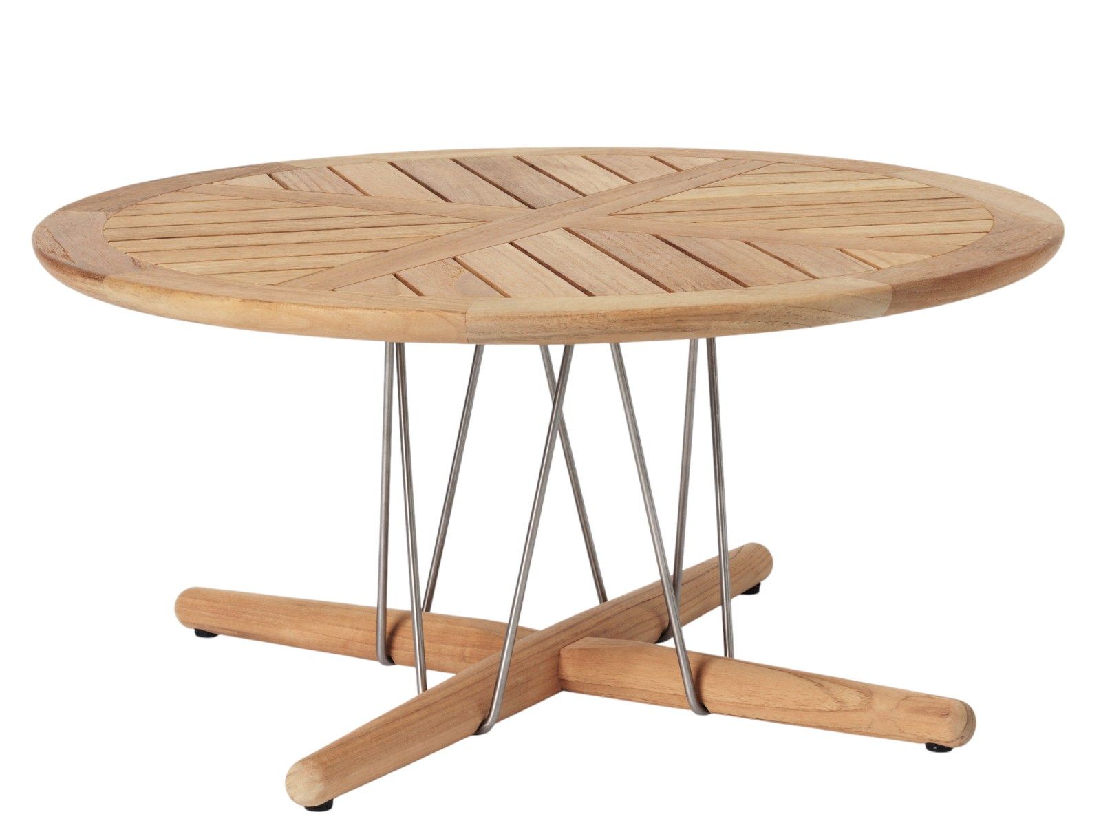 E023 Embrace Lounge Tisch von Carl Hansen & Søn für den Außenbereich.
