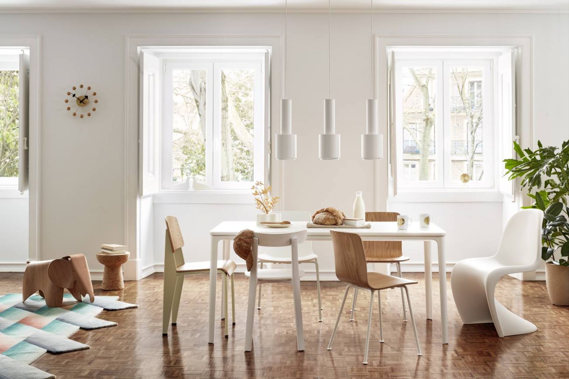 Panton Chair kunststof stoel Vitra NIEUWE HOOGTE