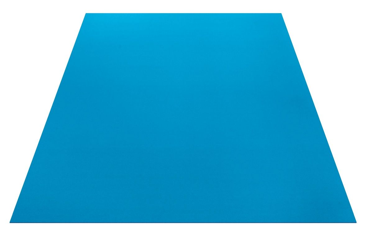 Blauer, rechteckiger Teppich von Hey-Sign by BWF Group, ideal für Wohnzimmer und Schlafzimmer.