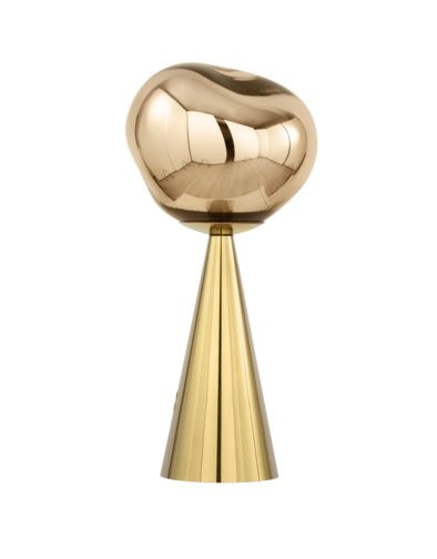 Goldene Melt LED Tischleuchte von Tom Dixon: Moderne, tragbare Lampe für stimmungsvolle Beleuchtung.
