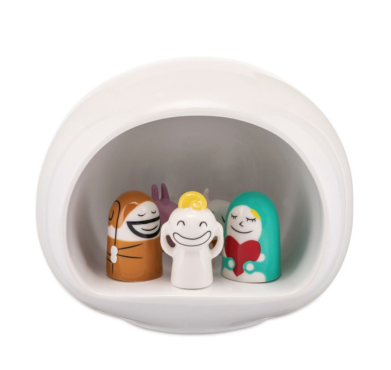 AMGI10 Presepe Group Kerststal Wit Alessi