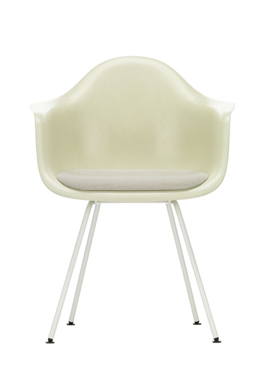 Eames Plastic Arm Chair DAX met zitkussen van Vitra