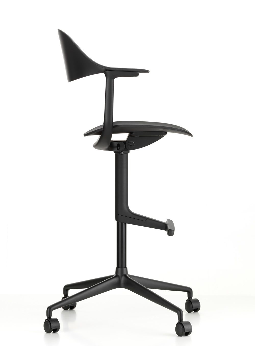 Mynt High draaistoel zitting/rugleuning van kunststof Vitra