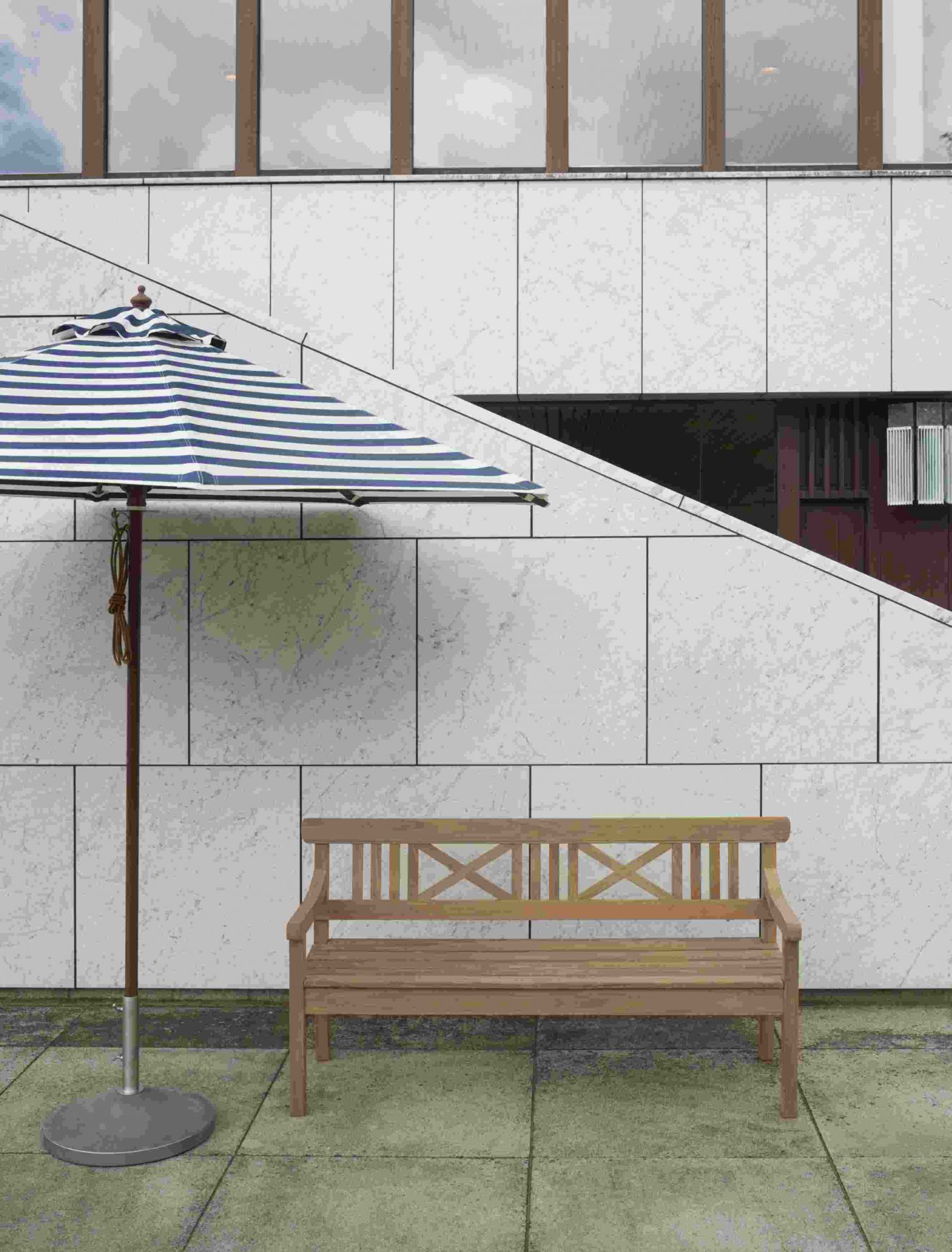 Messina-parasol Skagerak by Fritz Hansen Ø 210 cm / Gebroken wit