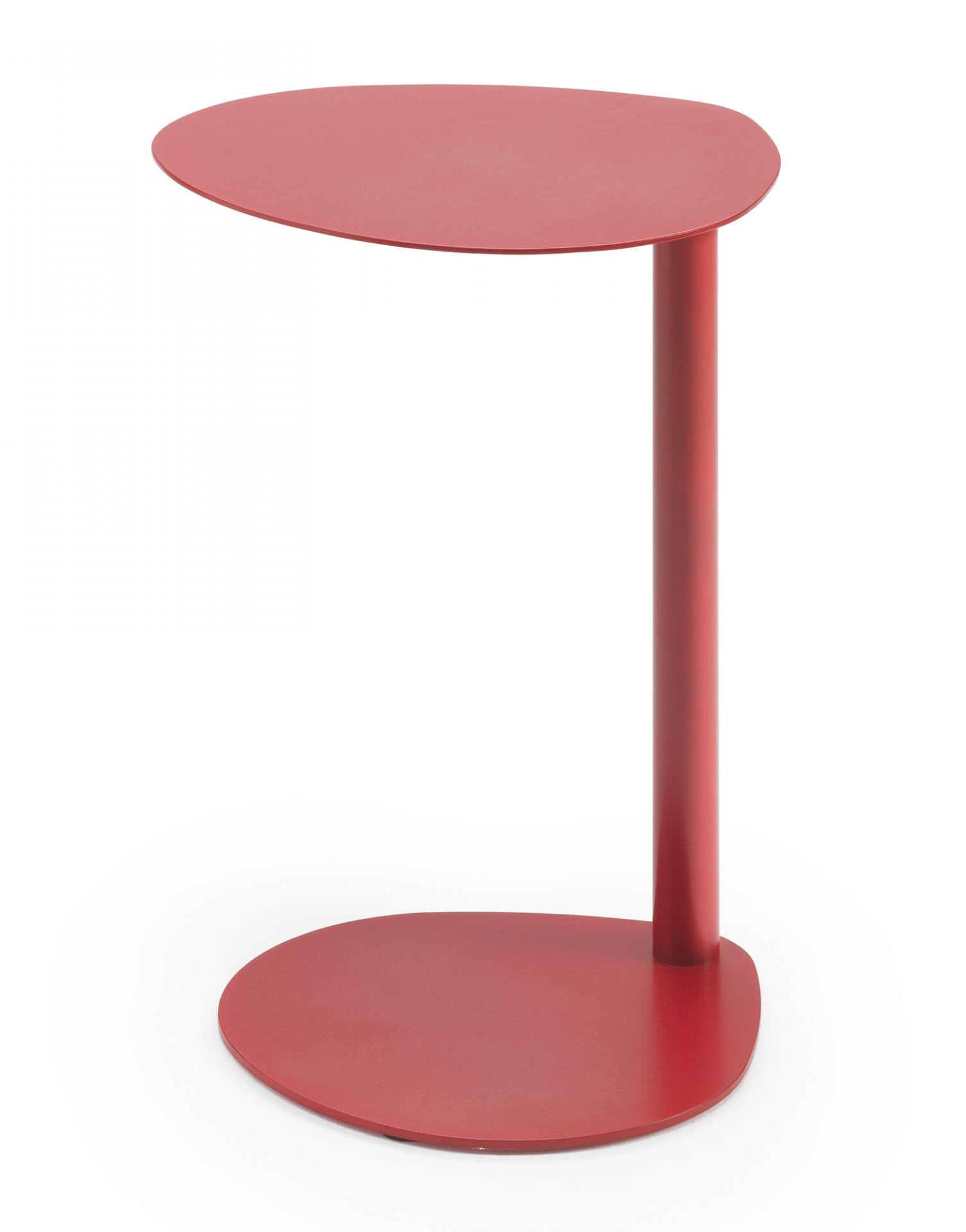 Roter Easy Boy Beistelltisch von Segis, ein moderner und praktischer Tisch für Wohnräume.
