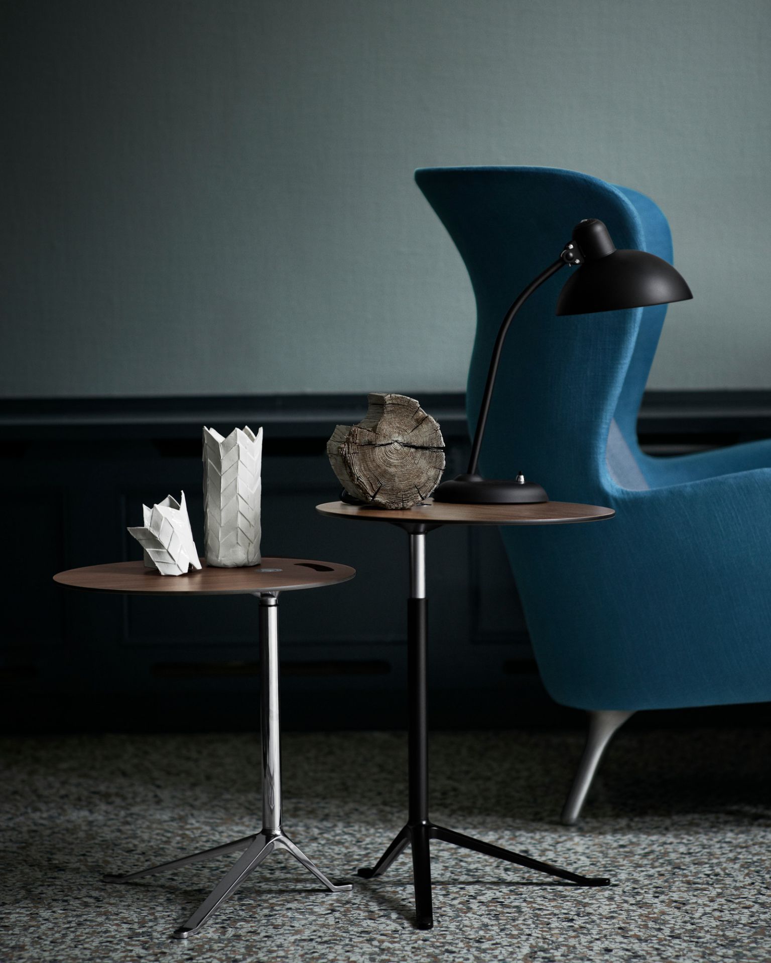 6556 T Tafellamp KAISER idell Fritz Hansen matzwart