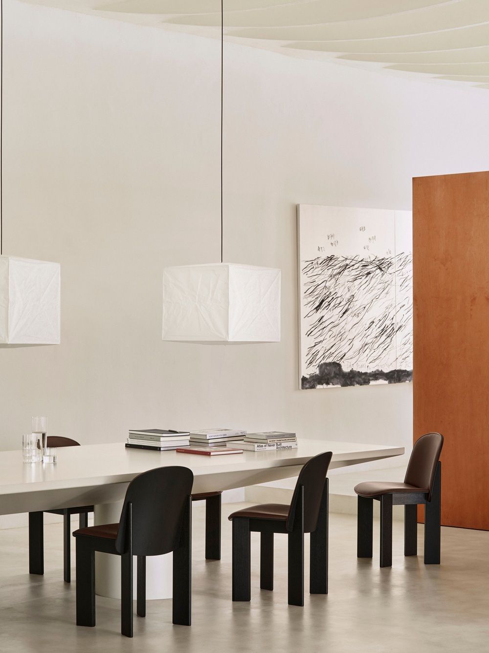 Paper Shade CUBE Classic white Lampenkap Hay