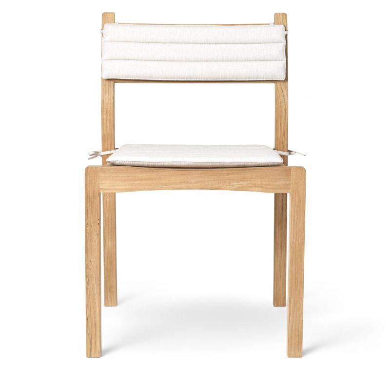 CU AH501B Rückenkissen für Carl Hansen AH501/AH502 Gartenstuhl, weiße Outdoor-Polsterung.