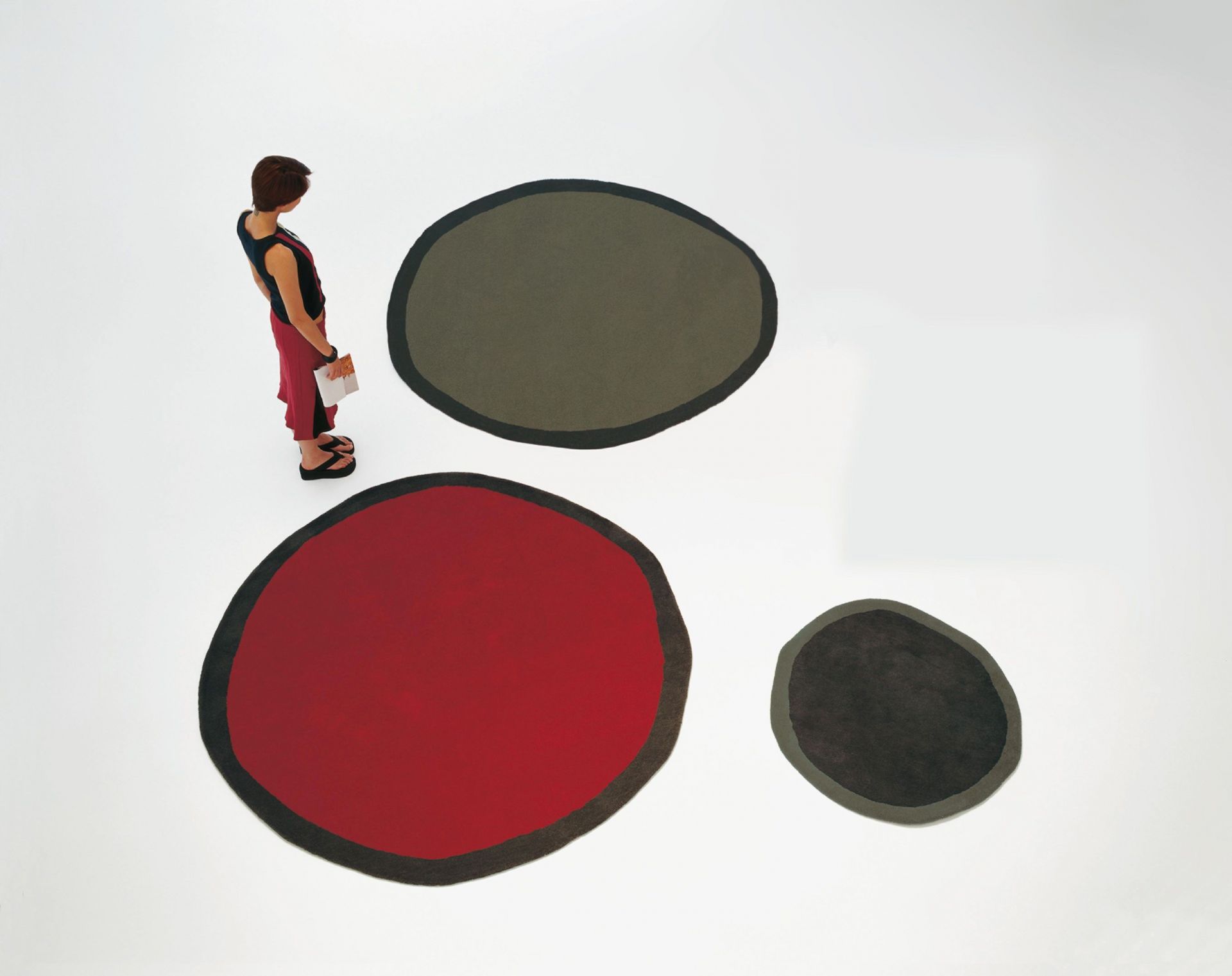 Aros-tapijt van Nanimarquina, 100 cm, groen