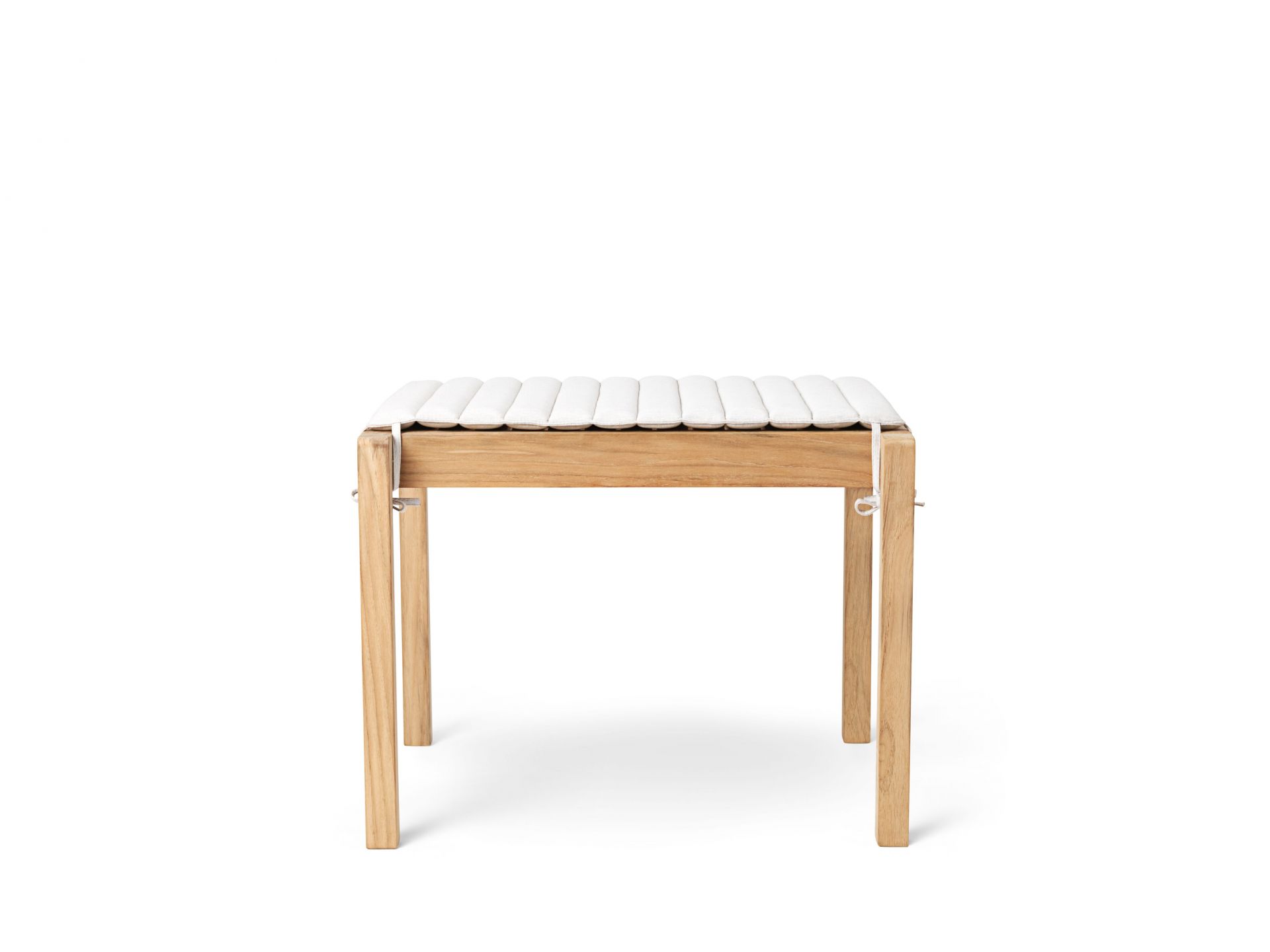 CU AH911 Kissen für Carl Hansen & Søn AH911 Hocker/Beistelltisch, weiße Polsterung, Outdoor geeignet.