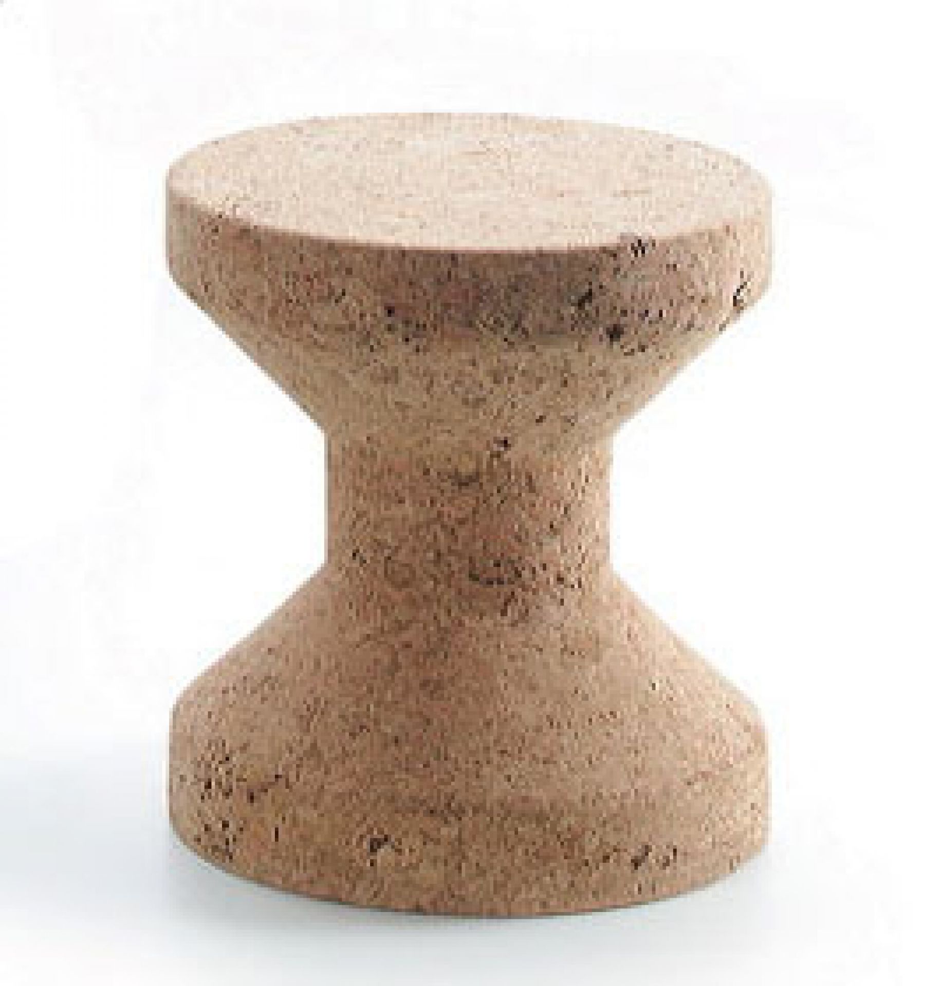 Vitra Cork Family Hocker Modell A aus Kork, Beistelltisch für Wohnzimmer.