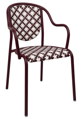 Parisienne 21 Bridge fauteuil met armleuningen voor buiten van Fermob