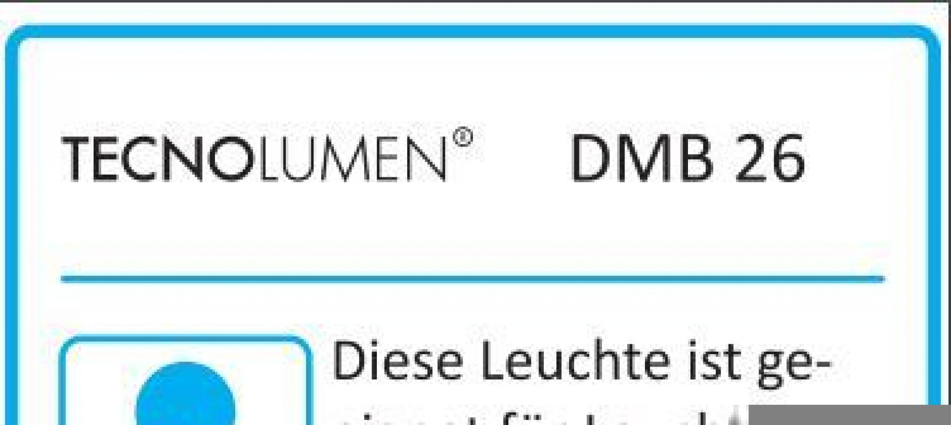 Tecnolumen DMB 26 Bauhaus Deckenleuchte, 40 cm Durchmesser, modernes Design für stilvolle Beleuchtung.
