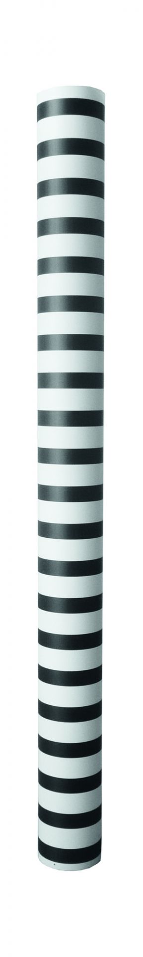 WHITE FLOOR XL LED Stehleuchte mit Chameledeon-Stripes, modernes Design mit schwarzen Streifen.