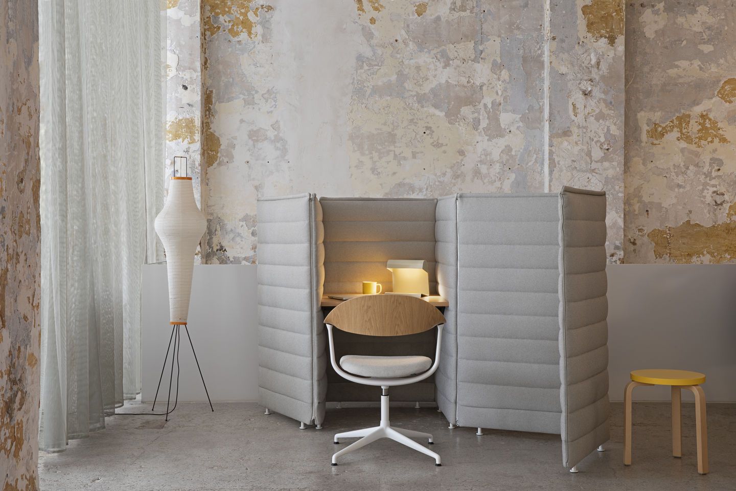 Alcove Plus scherm 1-delig scherm Vitra