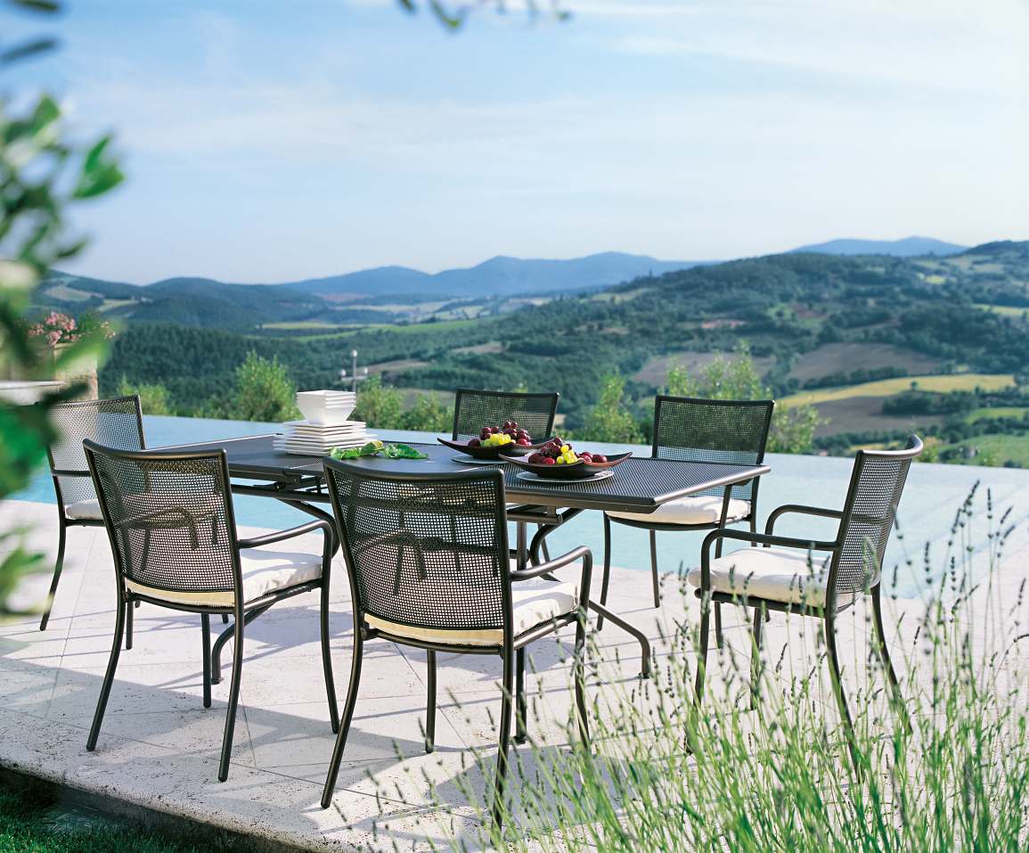 Ecru Sitzkissen für Emu Athena Armlehnstuhl Outdoor, bequemes Kissen für Gartenmöbel, Einzelstück.