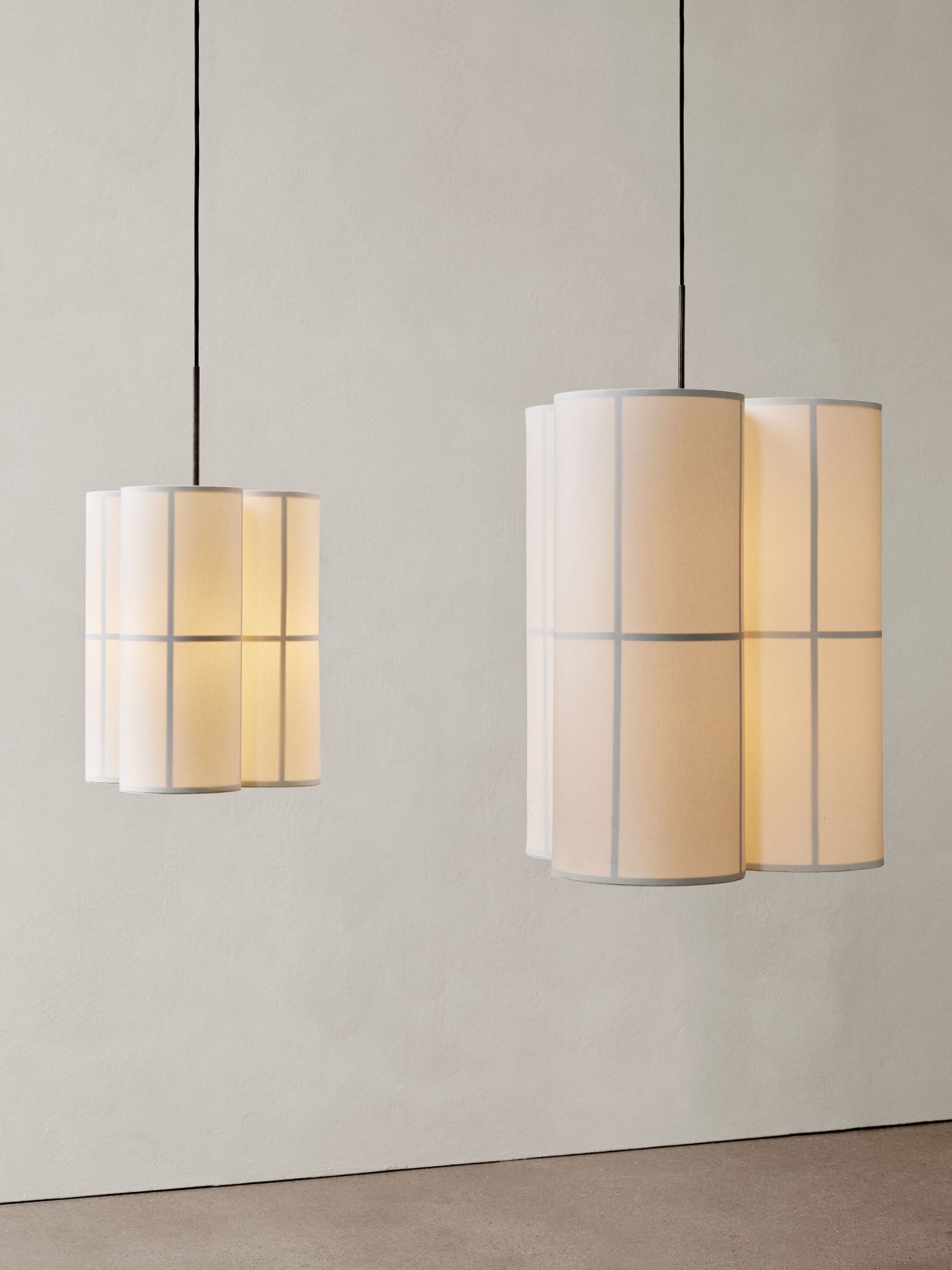 Hashira Cluster hanglamp Ø32 Raw Audo