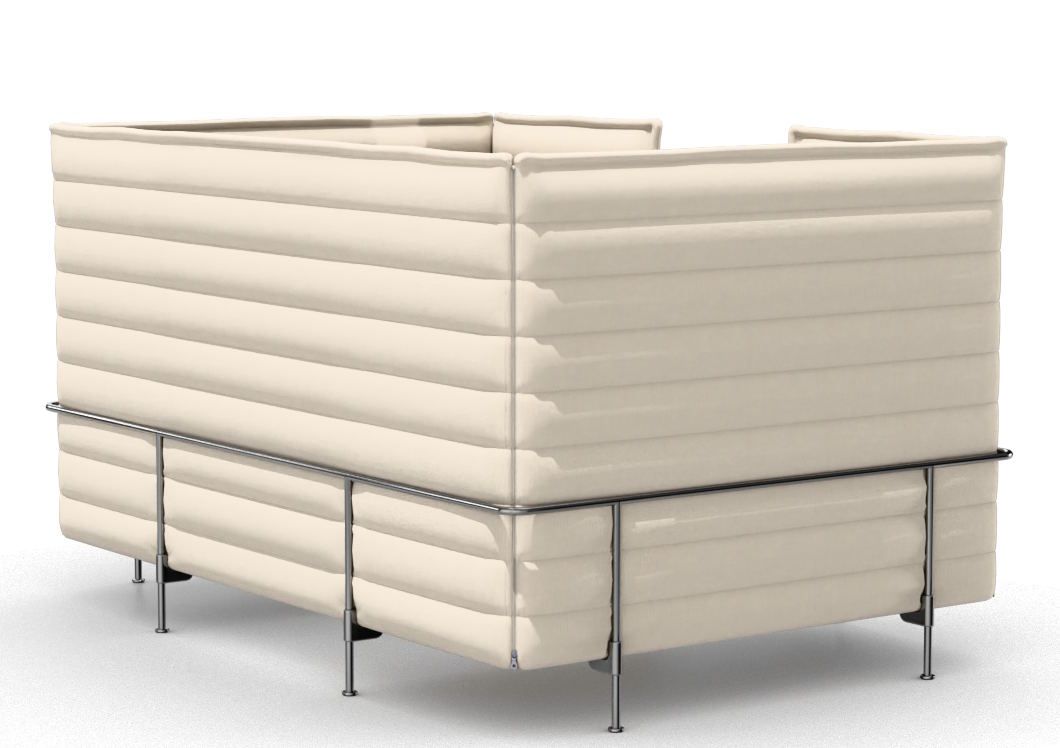 Alcove Cabin 2-zitsbank met hoge rugleuning Vitra