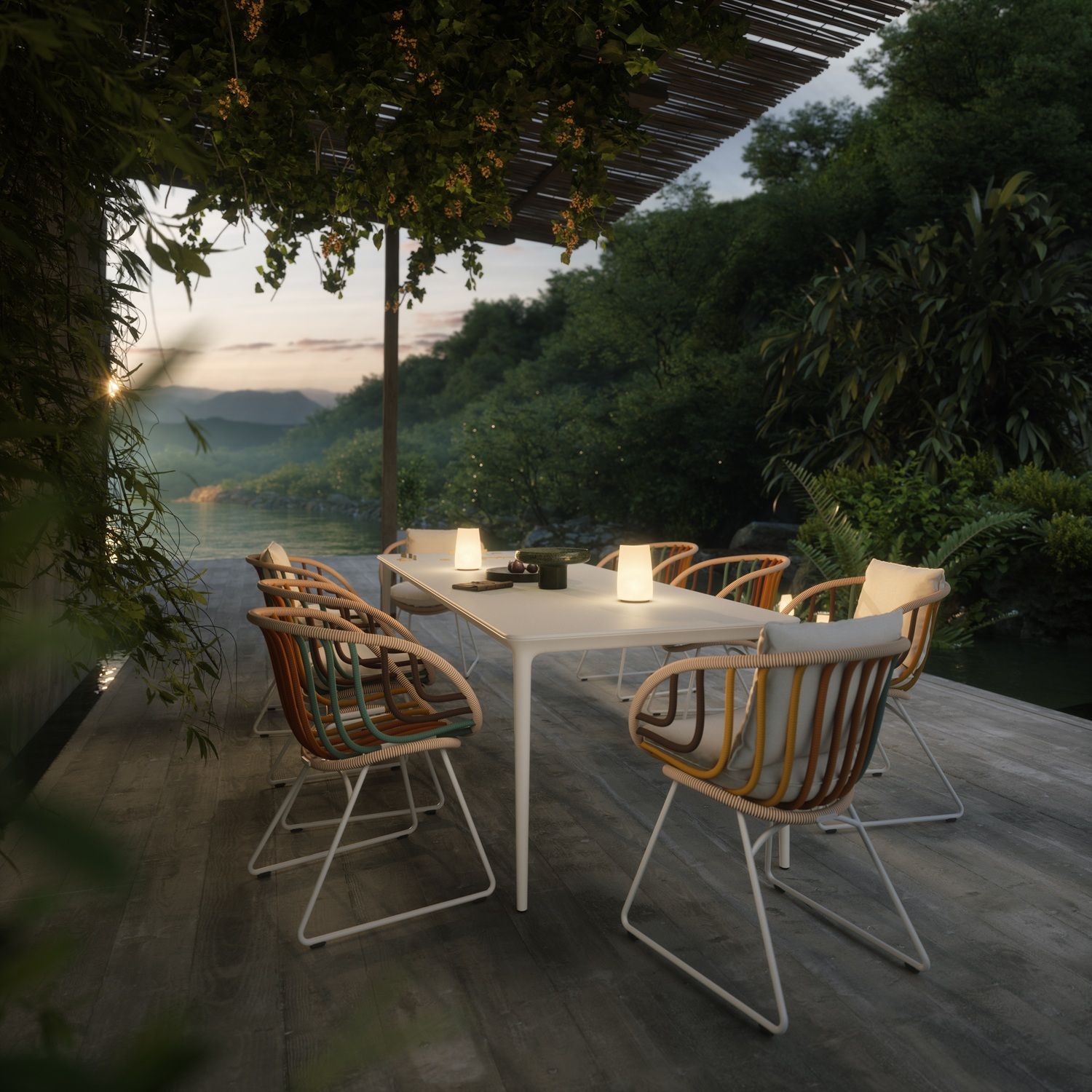 KIDA Outdoor Lounge Chair fauteuil met armleuningen van Dedon