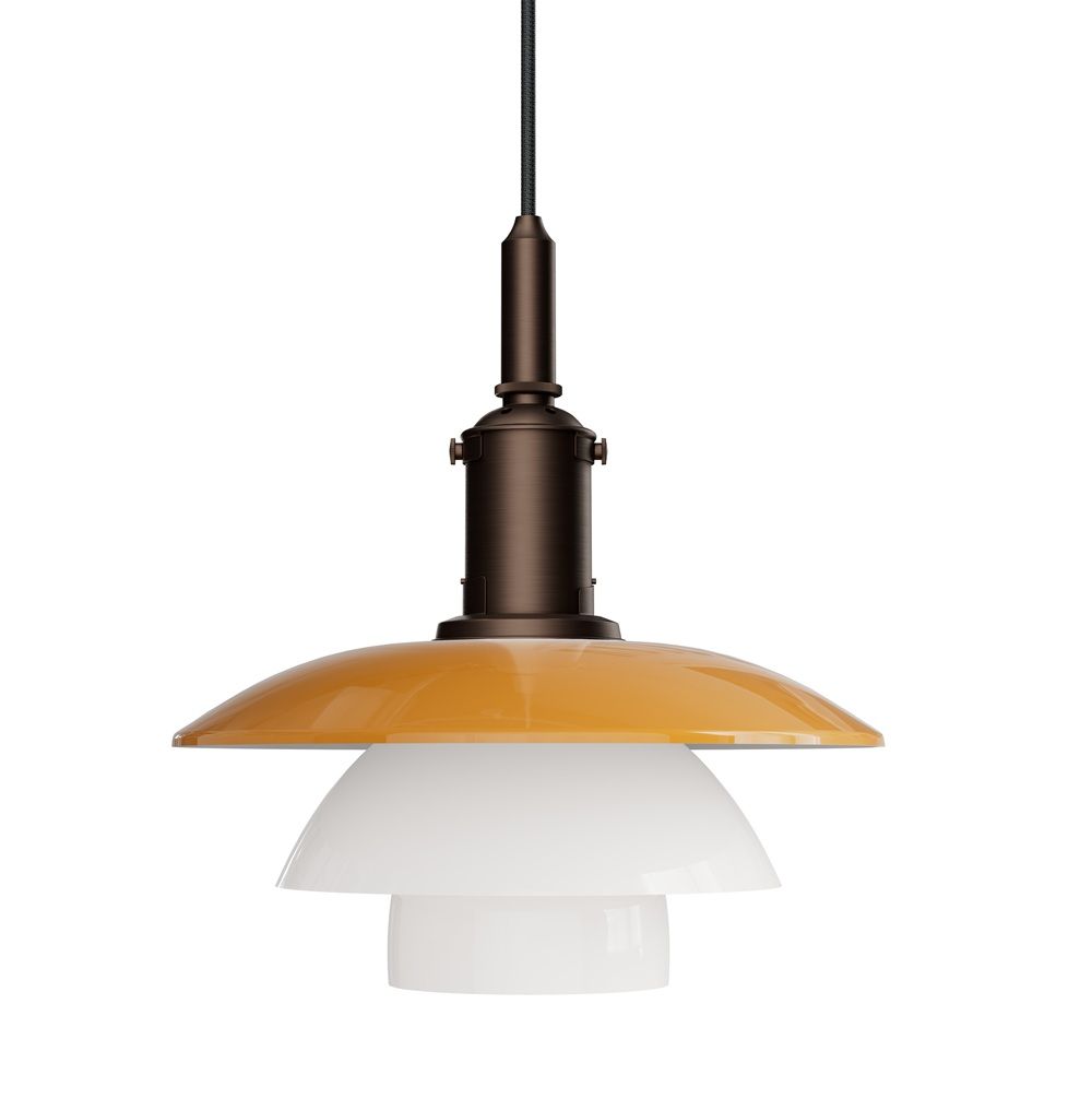 PH 3/3 Hanglamp Centenary Edition Amber/Opal White Louis Poulsen